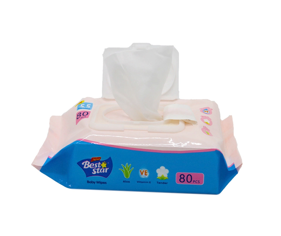 Baby Wet Wipe with Plastic Lid Car Household, Travelling, , Hotelwet Wipes