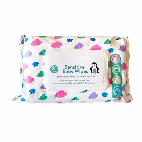 Hersteller von Baby-Wassertüchern zu niedrigen Preisen, kundenspezifische feuchte Baby-Feuchttücher für den Haushalt